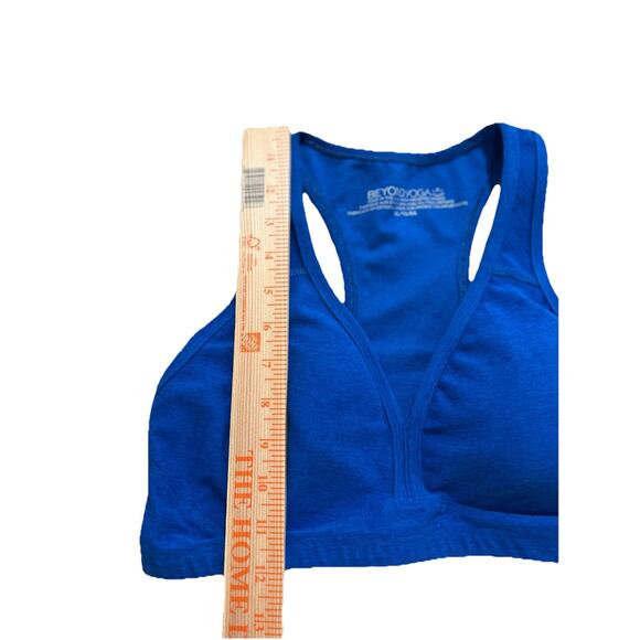 Beyond Yoga Women's XL Blue Space Dye Lift Your Spirits Active Sports Bra - Picture 4 of 7